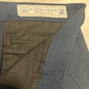 Mizzen+Main Navy Chino Pants